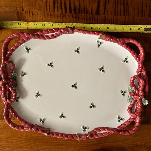 Vintage Fritz and Floyd Christmas Platter - Picture 6 of 8
